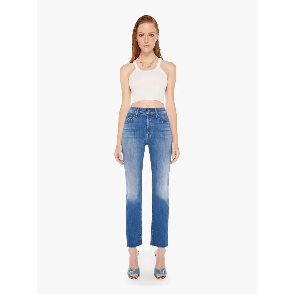 Brand new Mother the insider flood fray Jeans we got the bear 26"